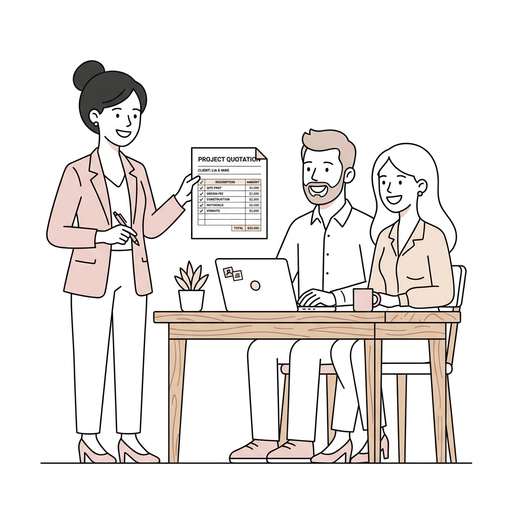 Step 4. Transparent Itemized Costing